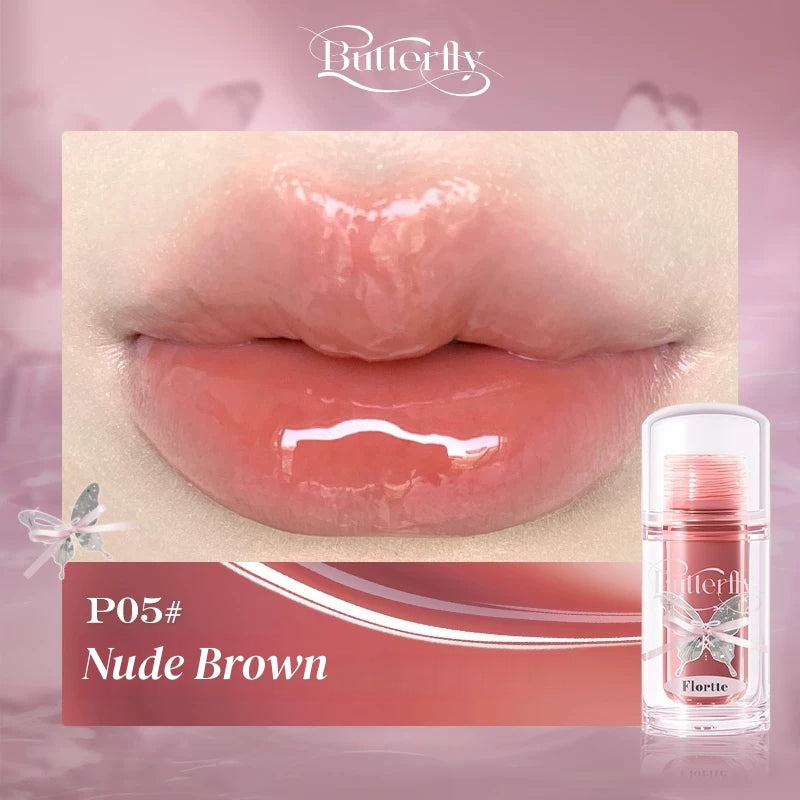 FLORTTE Twin Butterfly Collection Glossy Lip Gloss T5885