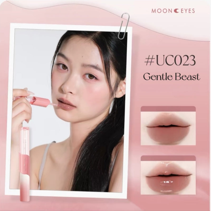 Mooneyes Color Diary Collection Matte & Glossy Double-head Lip Glaze T6028
