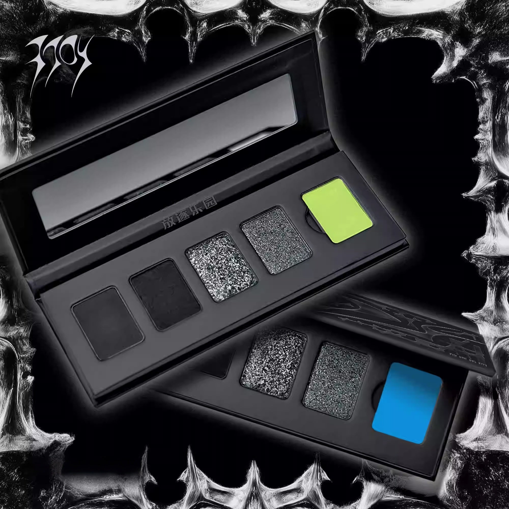 EXILEJOY Color Difference Collection Black Eyeshadow Palette T5217