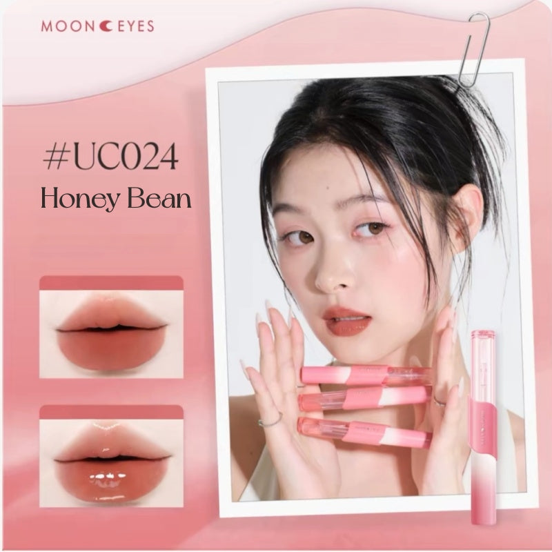 Mooneyes Color Diary Collection Matte & Glossy Double-head Lip Glaze T6028