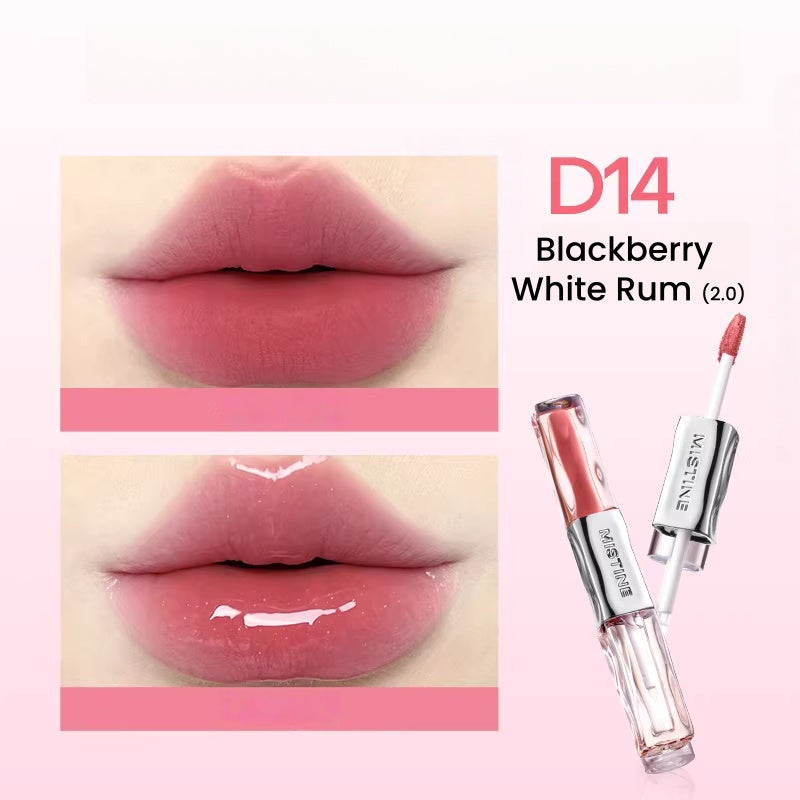 MISTINE Double-head Moist Matte & Glossy Lip Glaze (2.0) T5588