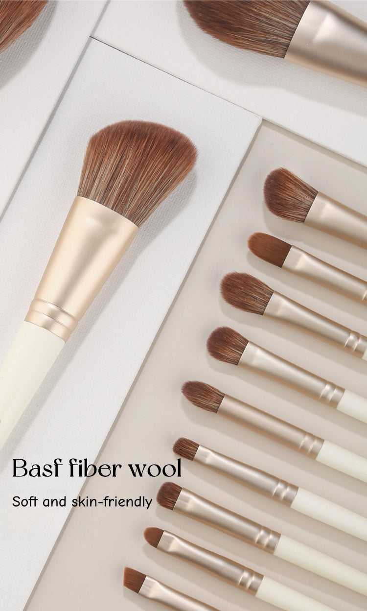 SHOUSHOULANG Corn Poppy Collection Professional Makeup Brush 13 Pcs Set T4929