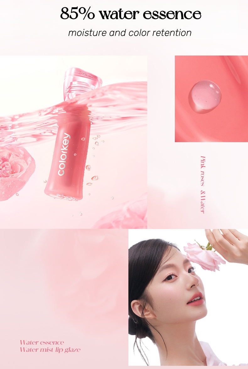 COLORKEY Twin Rose Long-wear Moist Matte Lip Glaze T5190