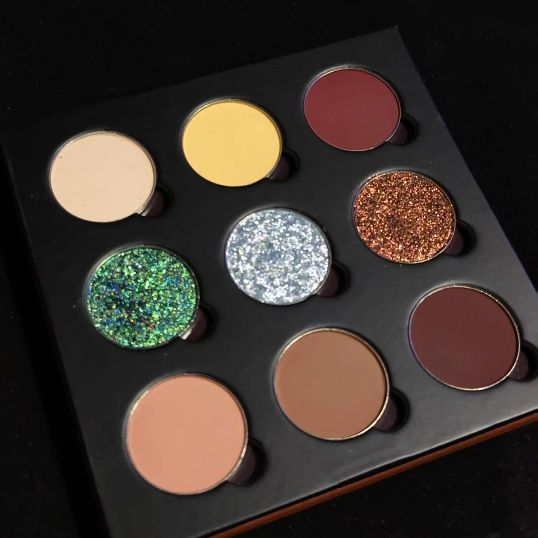 MuWen Dead Leaf Butterfly 9 Colors Chameleon Eyeshadow Palette T4576