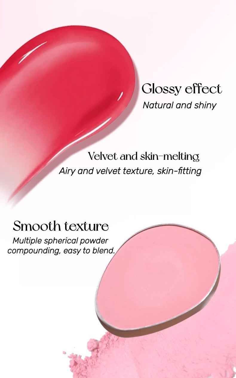 GOGO TALES Tipsy Signal Glossy & Matte Makeup Blusher T5247