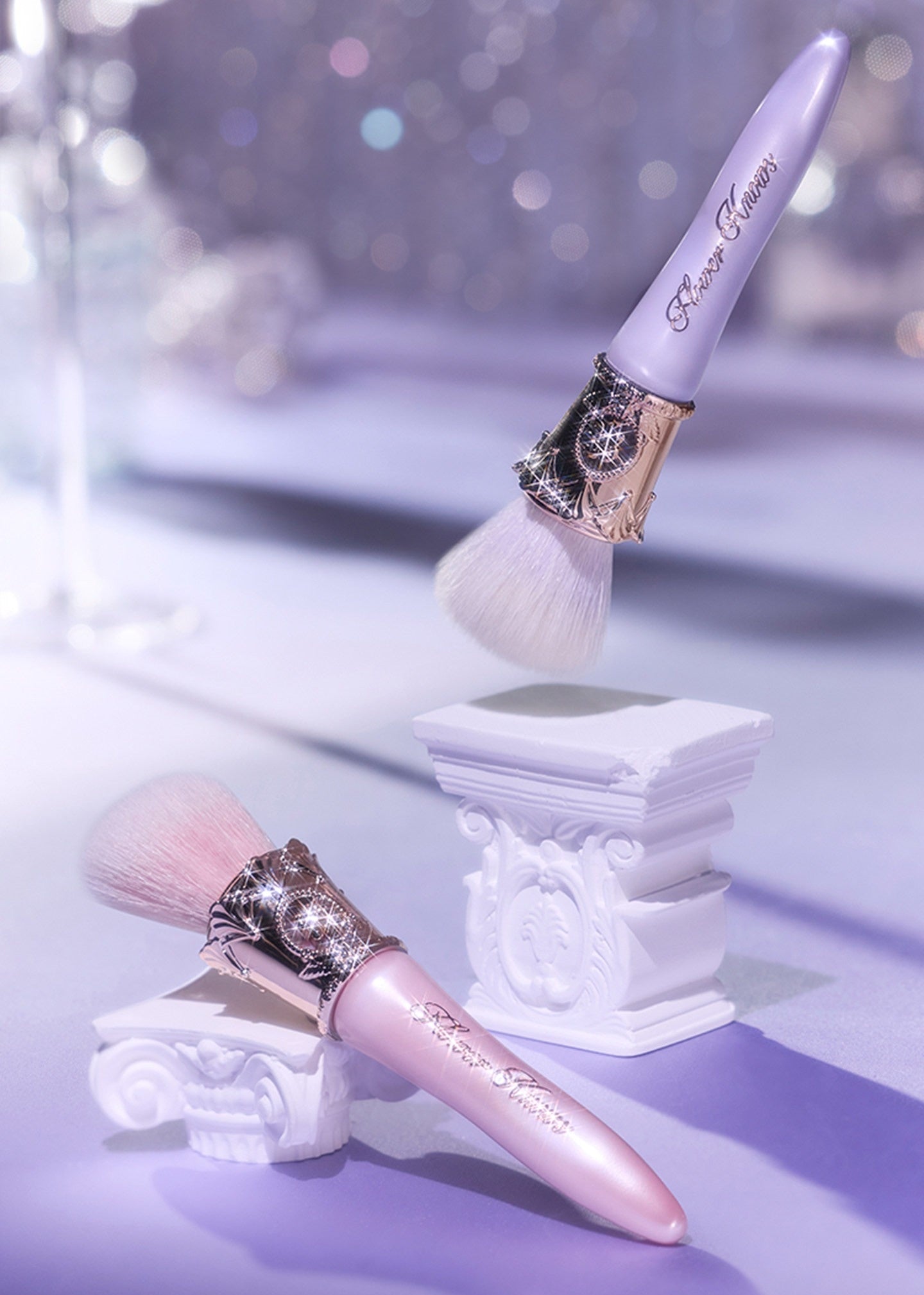Flower Knows Knight Unicorn Collection Angled Blush Brush T5932