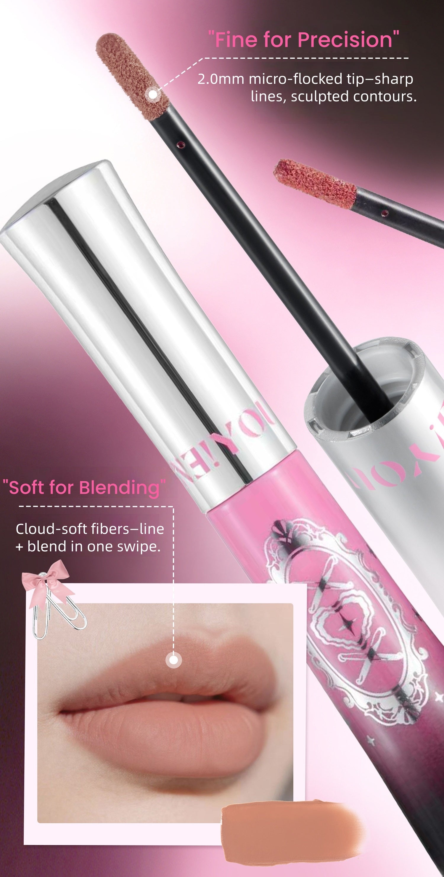 NEIYOU Waterproof Long-wear Liquid Lip Liner T5813