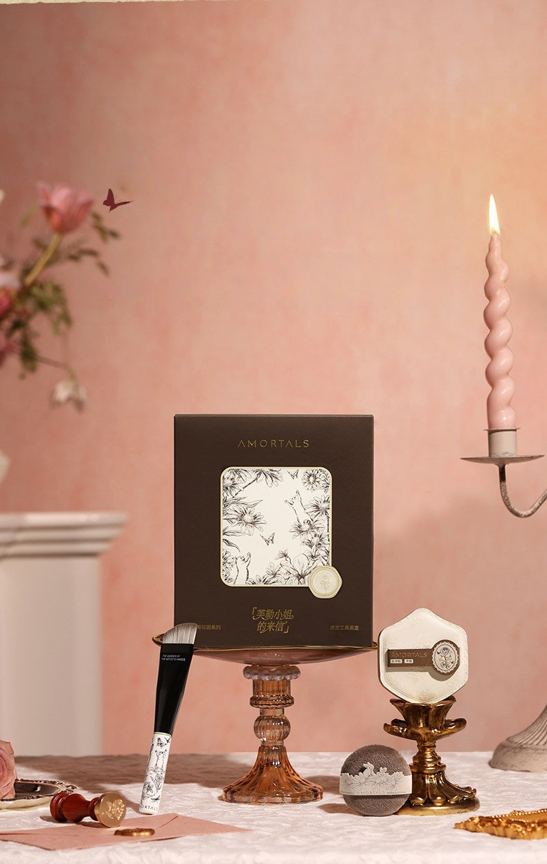 AMORTALS Garden Collection 2.0 Makeup Foundation Tool Set T5643