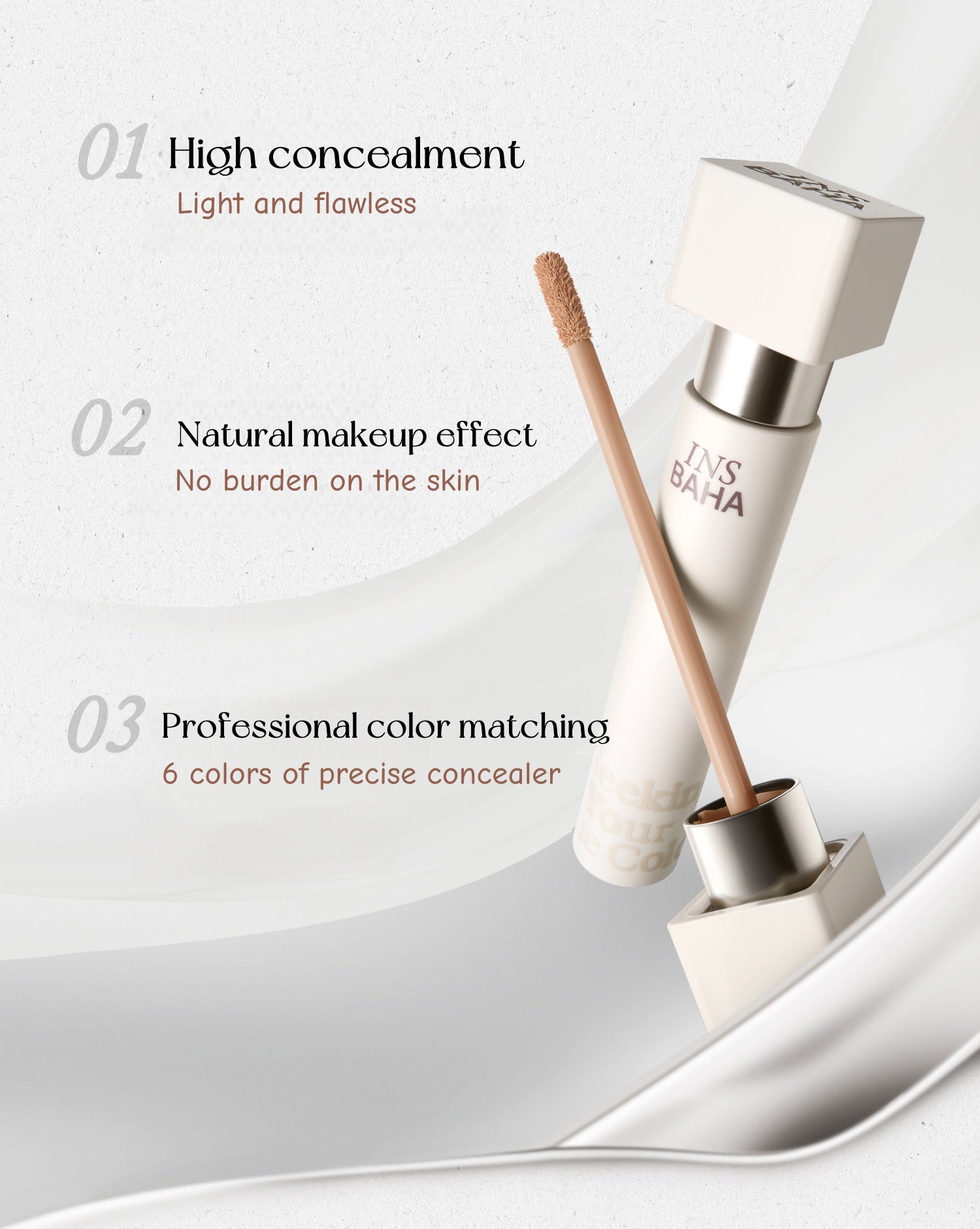 INSBAHA Seeking Your True Color Long-wear Liquid Concealer T4974
