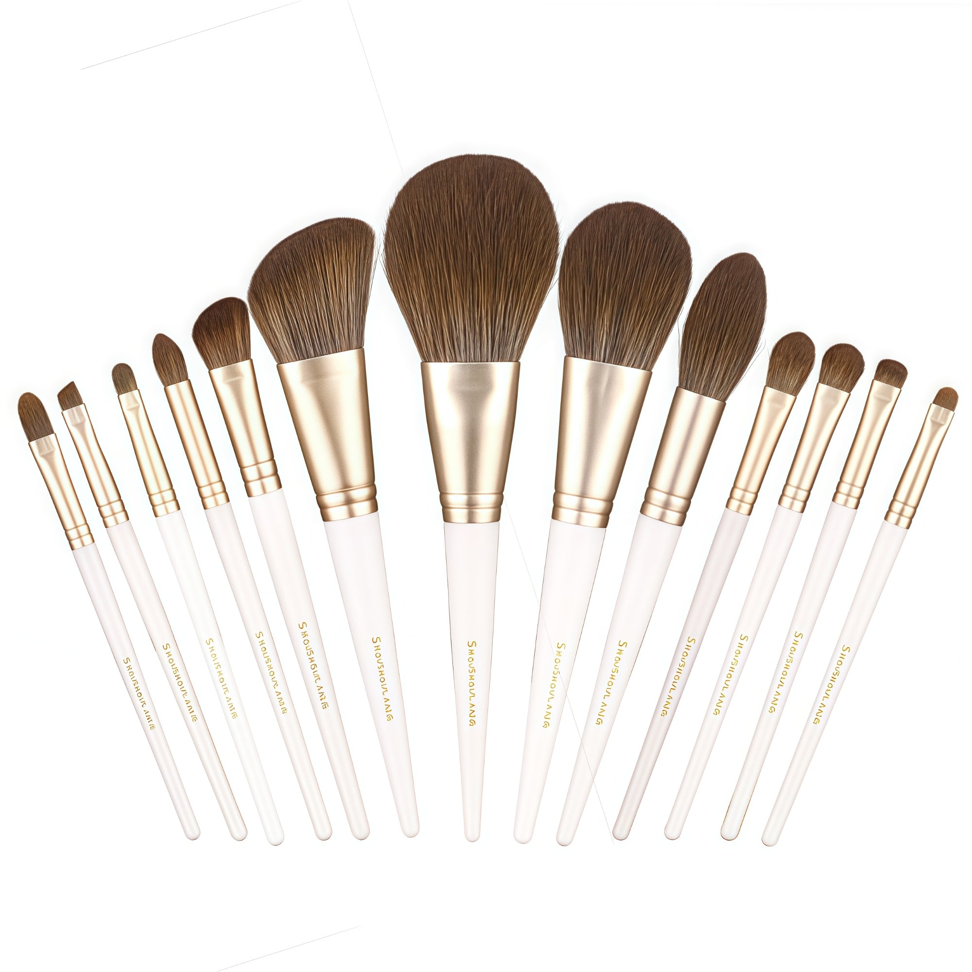 SHOUSHOULANG Corn Poppy Collection Professional Makeup Brush 13 Pcs Set T4929