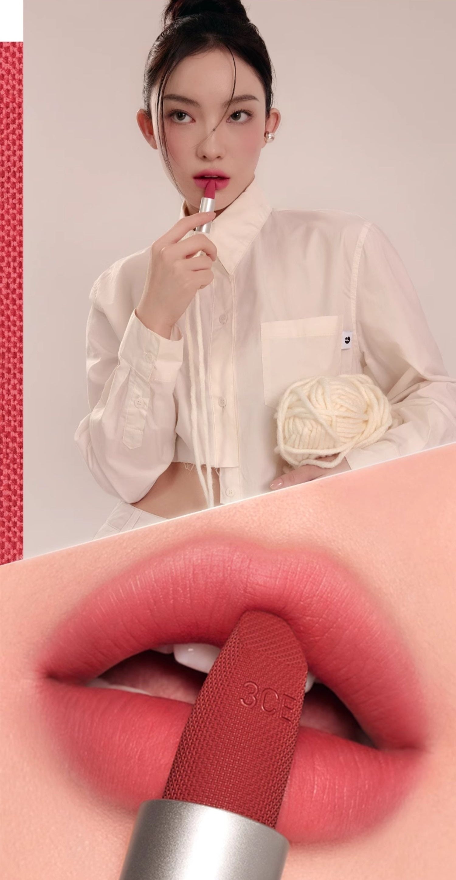 3CE Hug Me Collection Moisture Matte Velvet Lipstick T4652