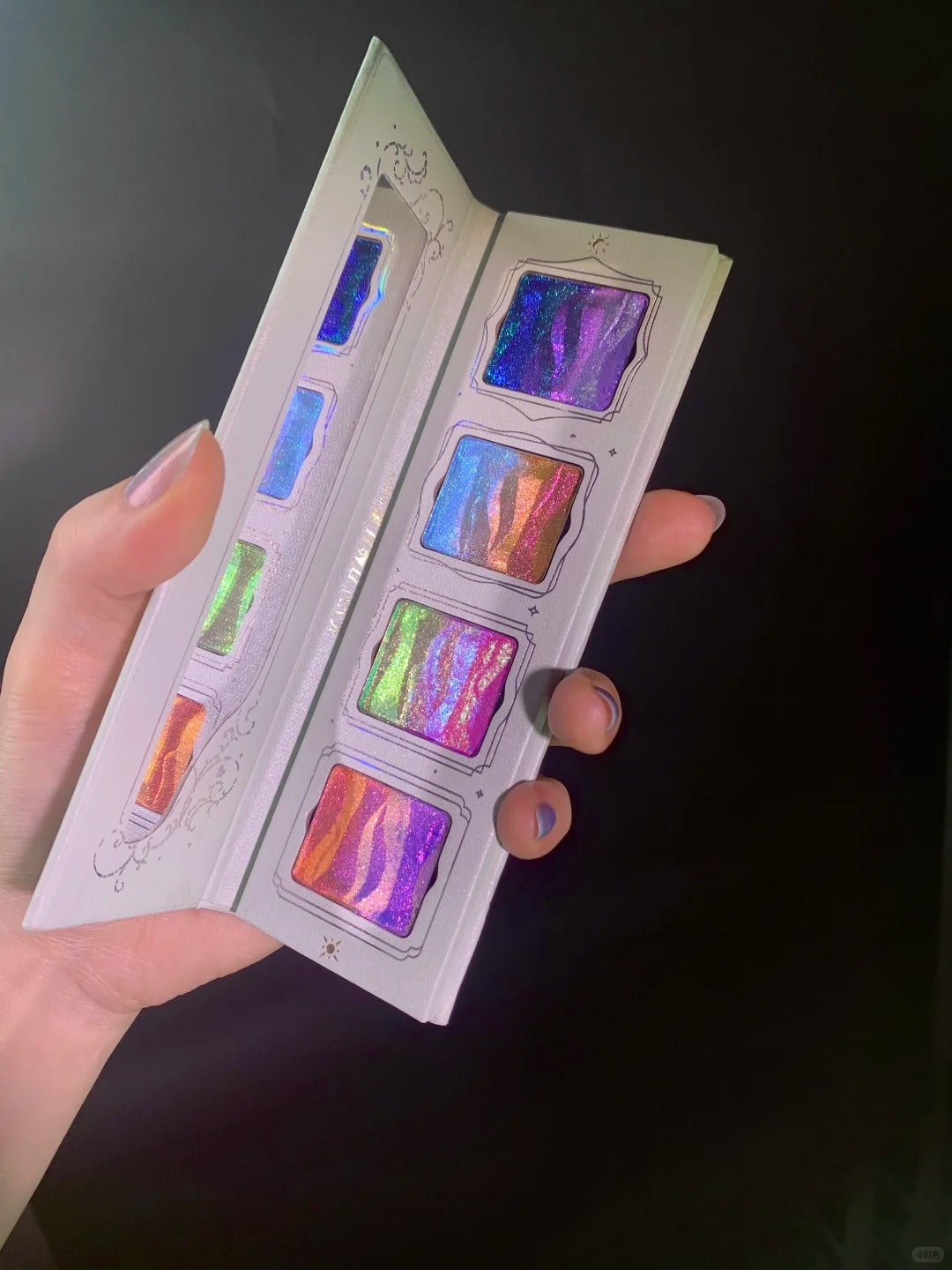 DRAMO Gradient Chameleon Eyeshadow Palette #Lux02 Sky in Sea T5520
