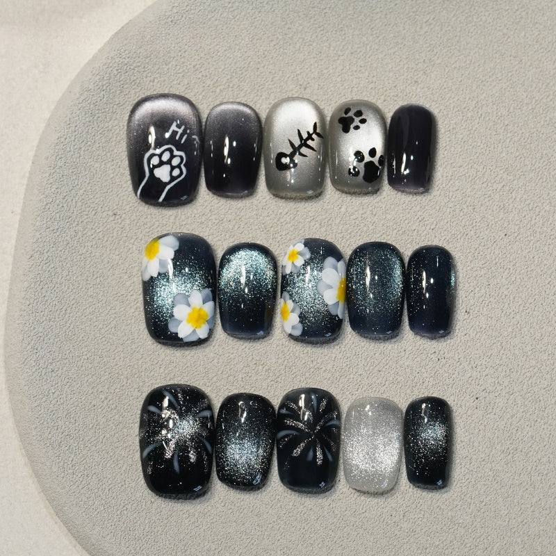 KellyKessa 15ml Black Pearl Collection Cat Eye Gel Polish T4504