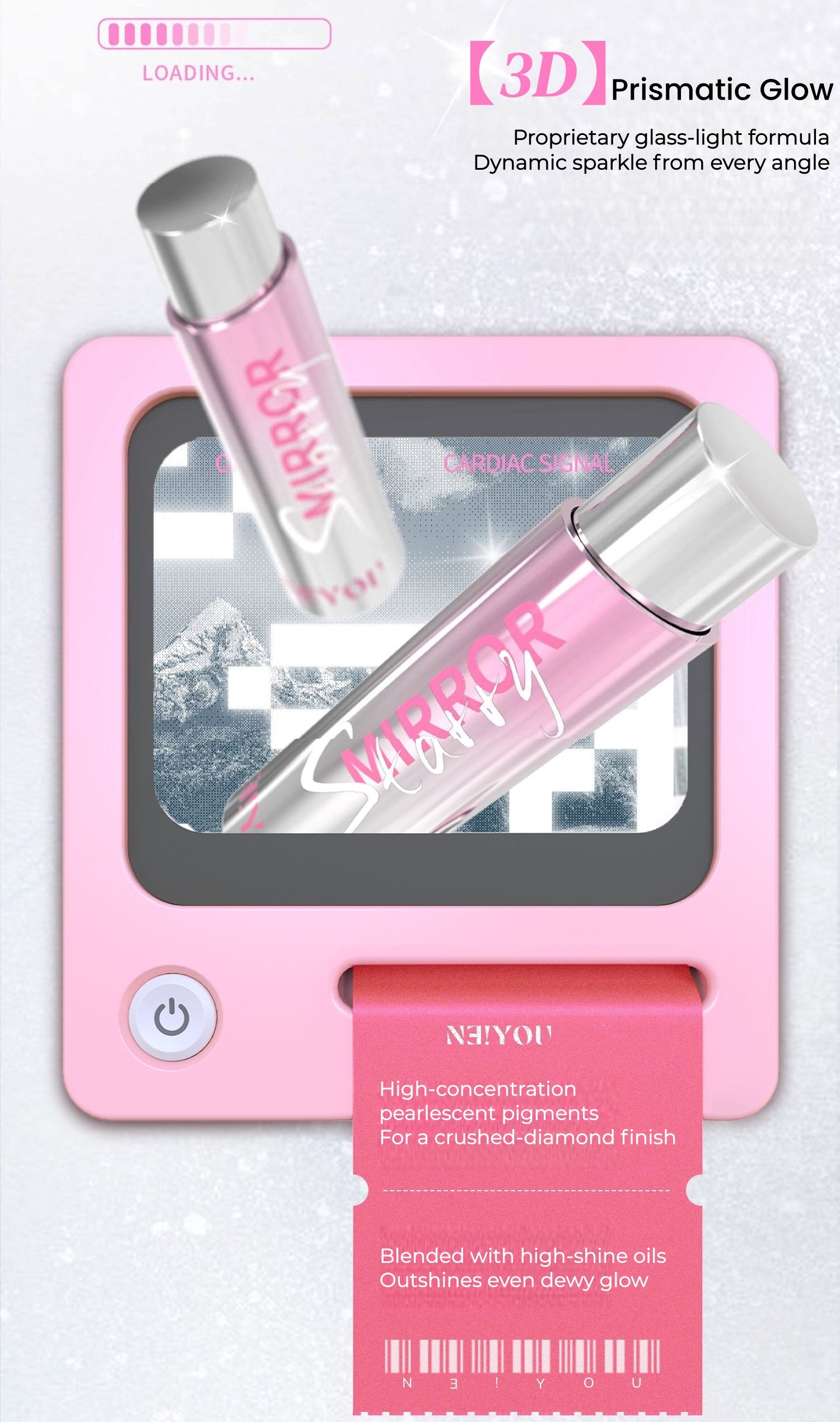 NEIYOU Glossy Mirror Long-wear Lip Gloss T5826