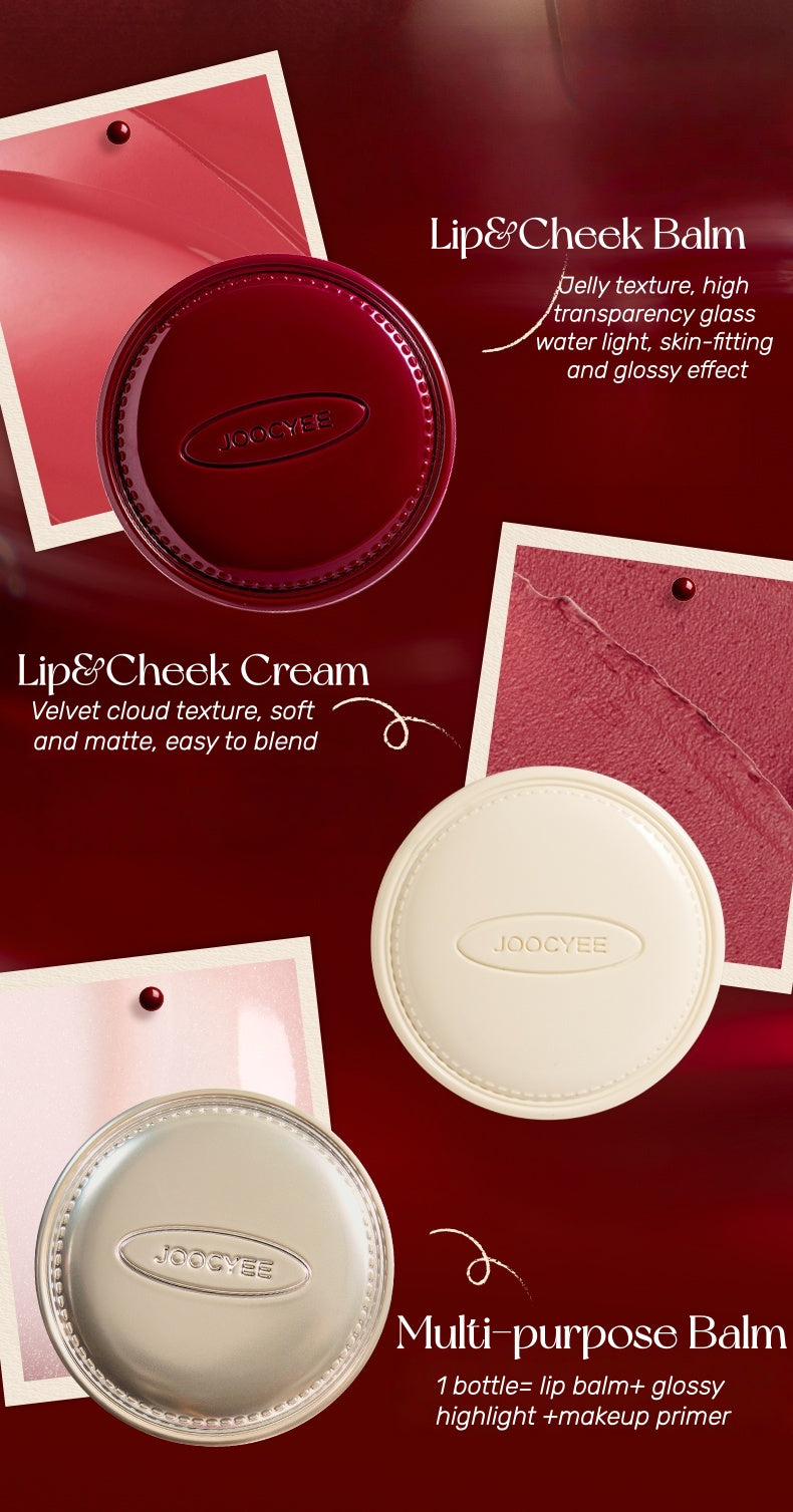JOOCYEE Tipsy Night Collection Makeup Cream for Lipstick & Blusher T5401