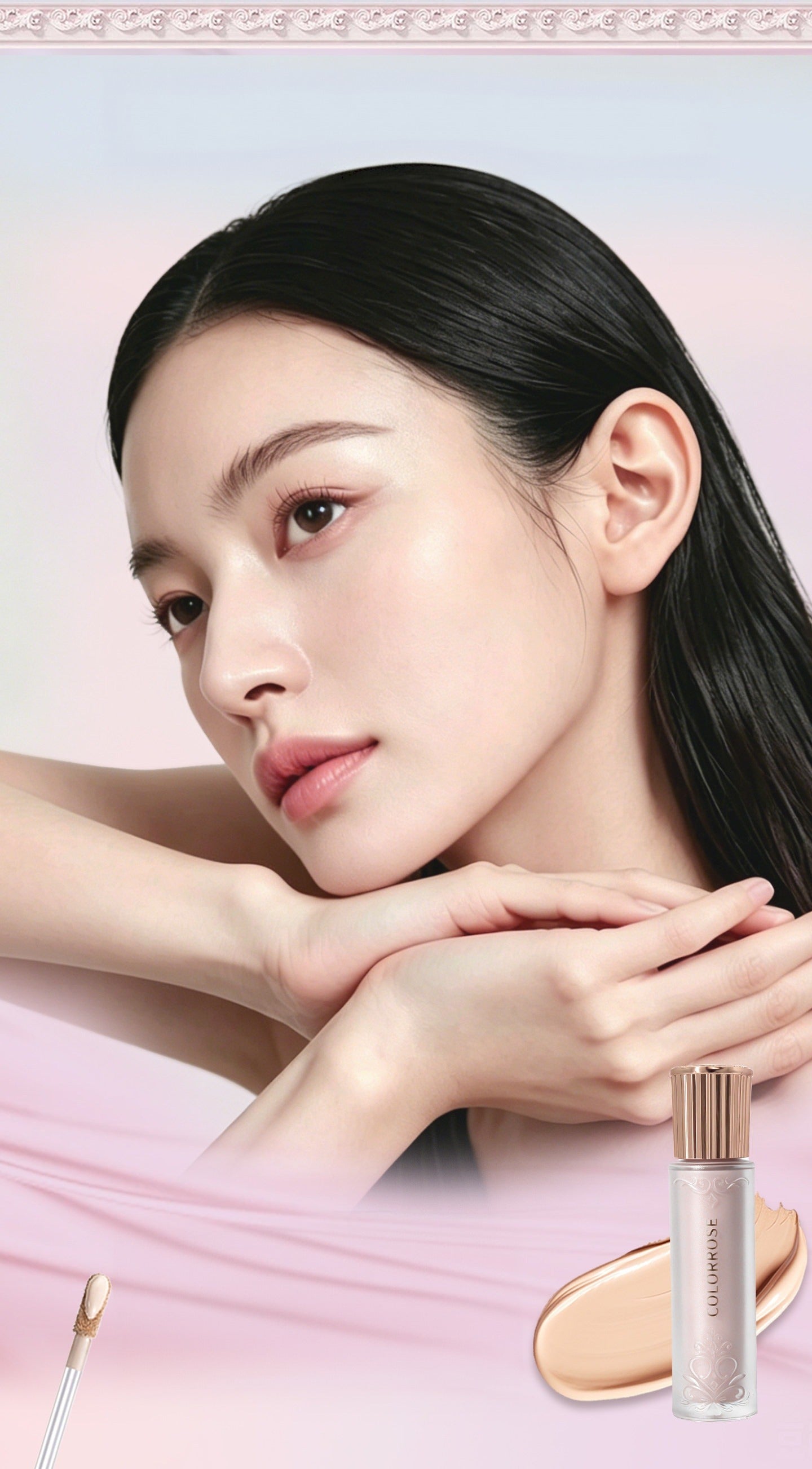 COLORROSE Gilded Maiden Dream Collection Highlighter & Concealer & Contour Liquid T5954