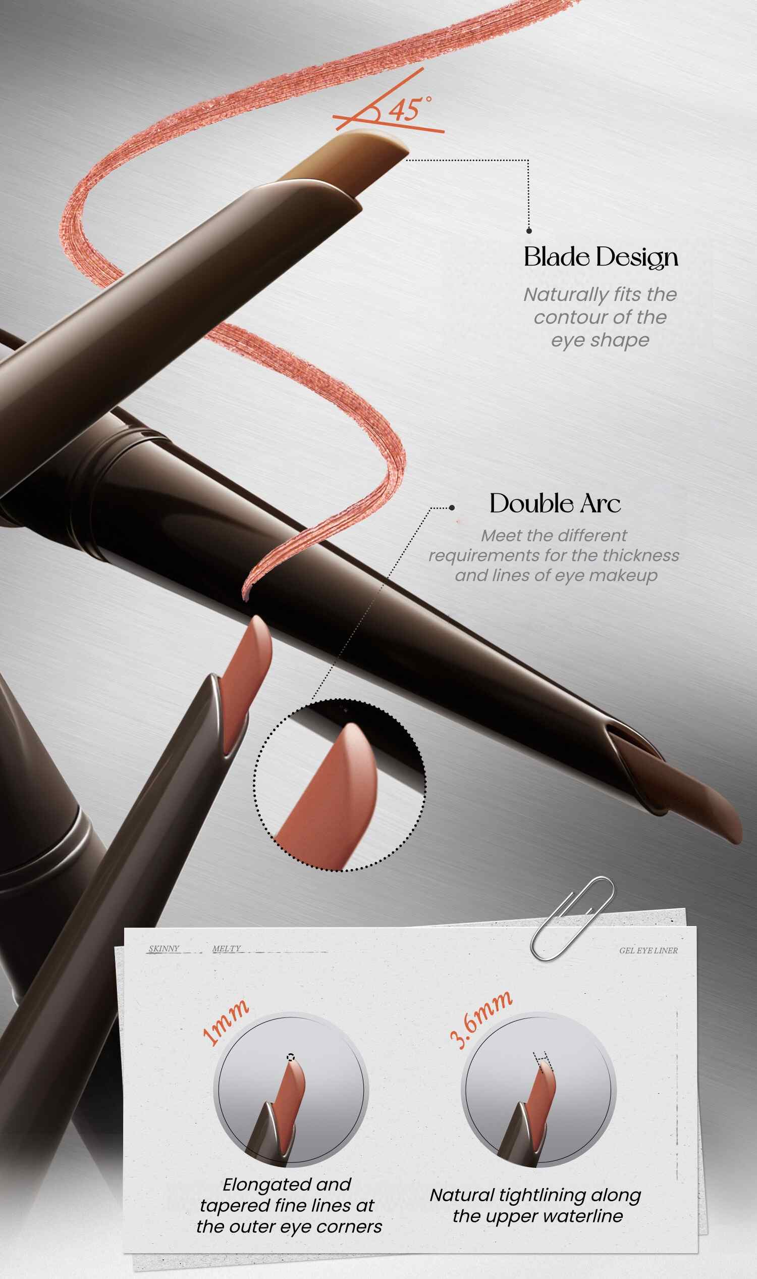 INSBAHA Silky Skinny Gel Eyeliner Pen (2.0) T5475