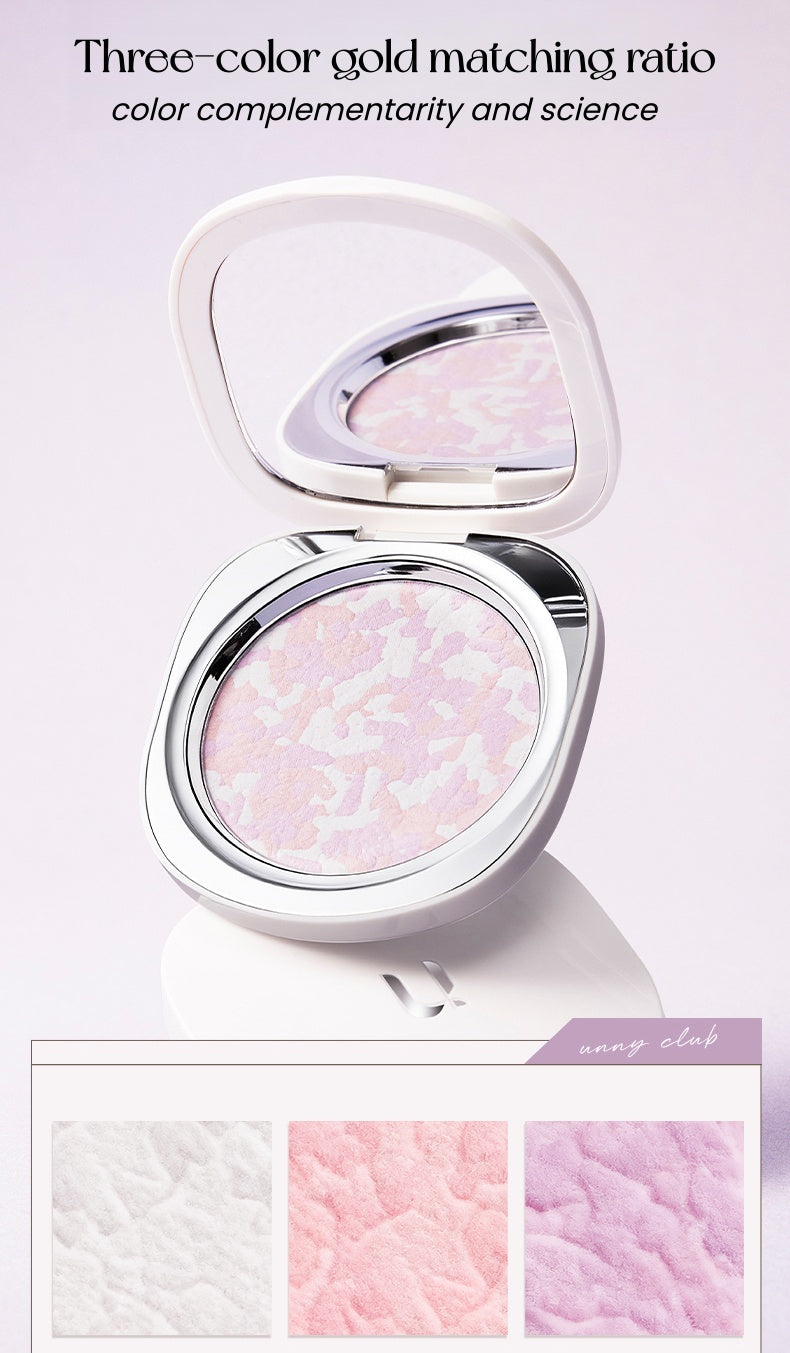 UNNY CLUB Oil-control Illusion Color Matte Pressed Powder T5429