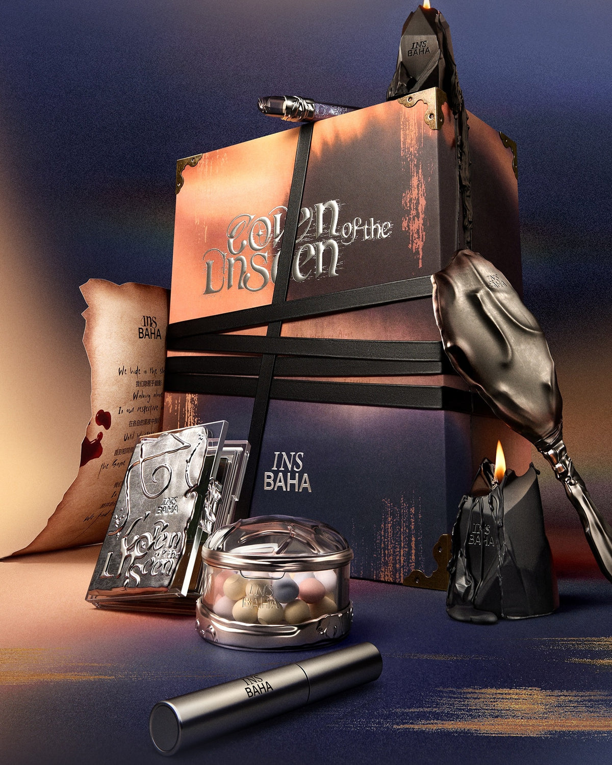 [Sale on Sep 30] INSBAHA Coven of Unseen Collection Makeup Gift Box T6027