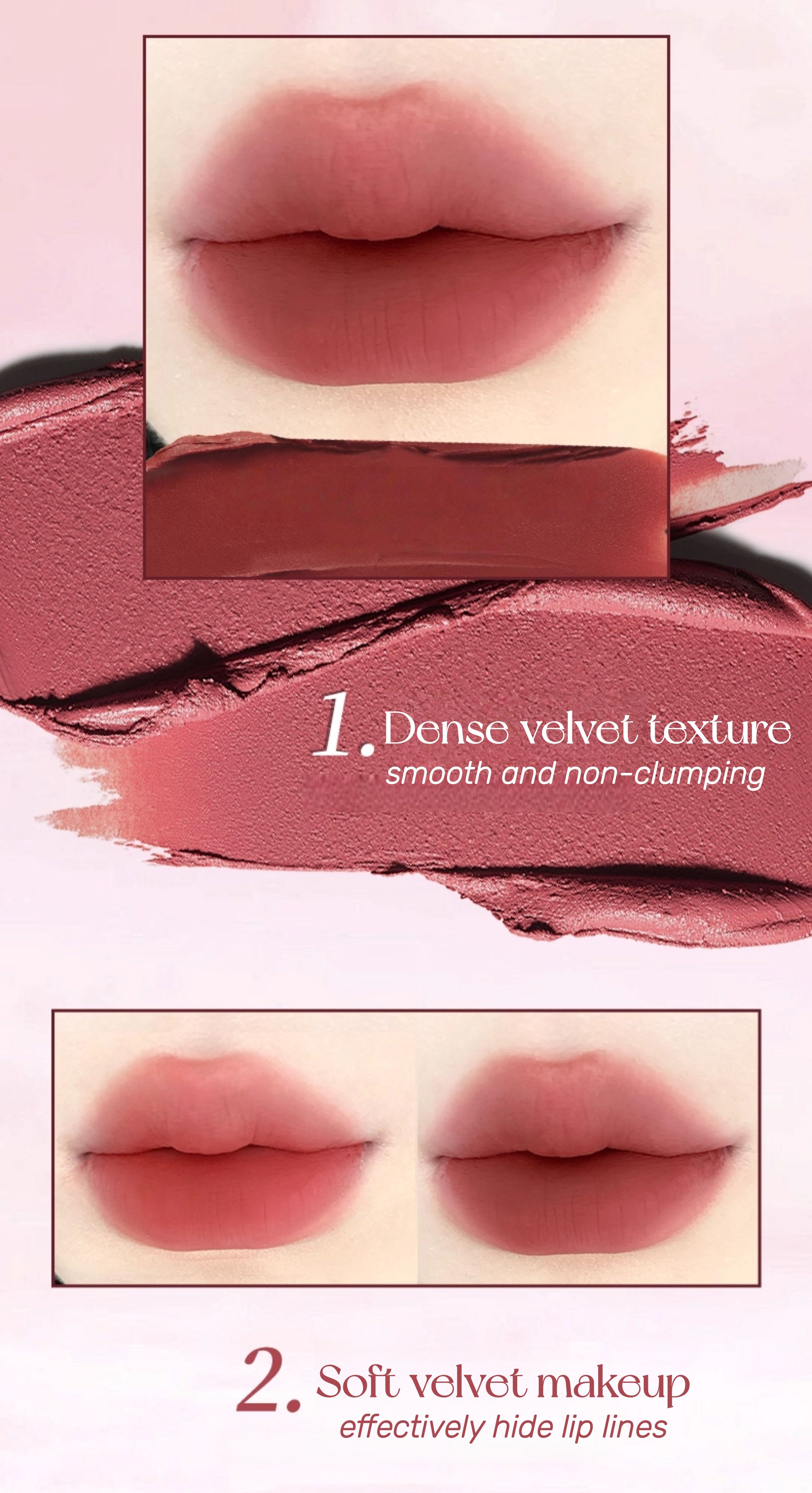 PUCO Personality Color Collection Velvet Matte Lip Glaze T5339