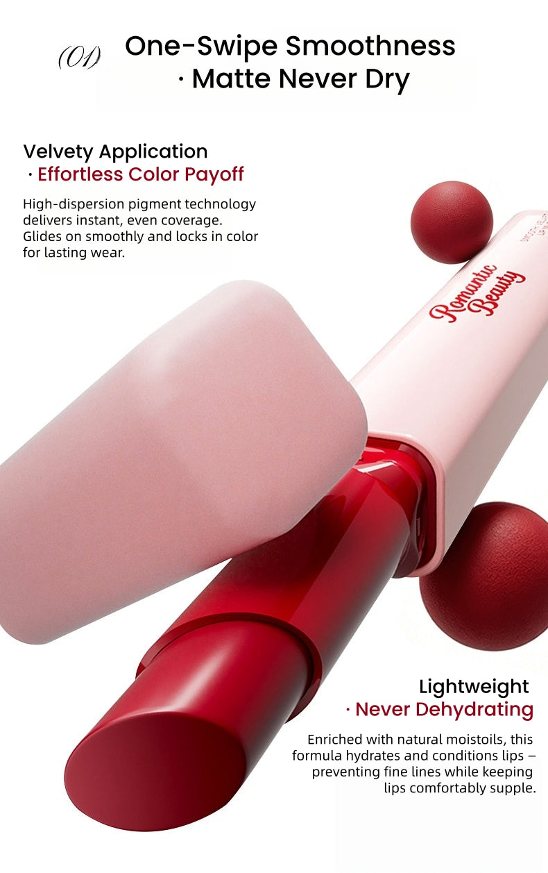 ROMANTIC BEAUTY Moist Mist Matte Lipstick T5834