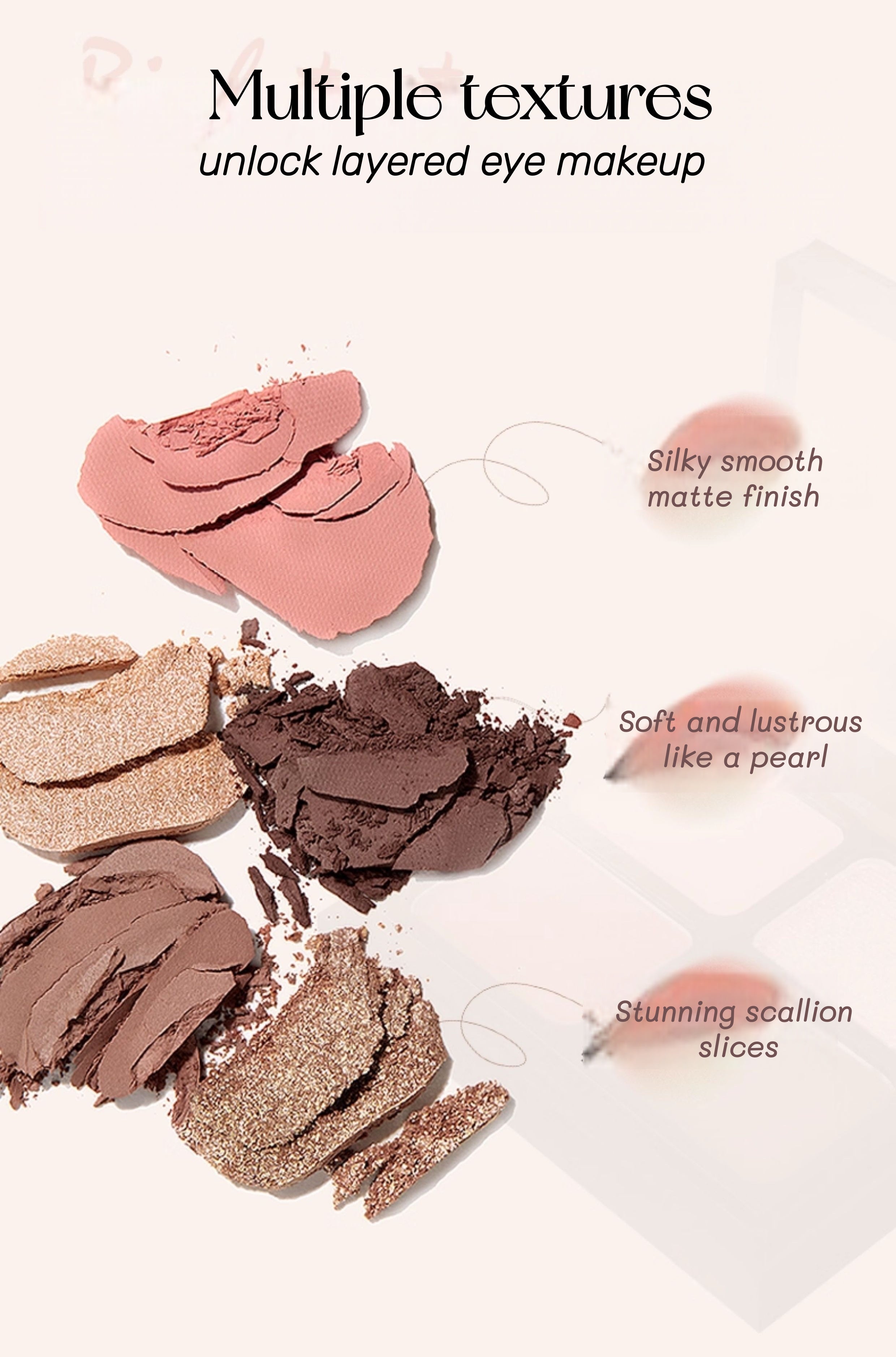 PUCO Live Up To World Collection 4-Color Eyeshadow Palette T5311