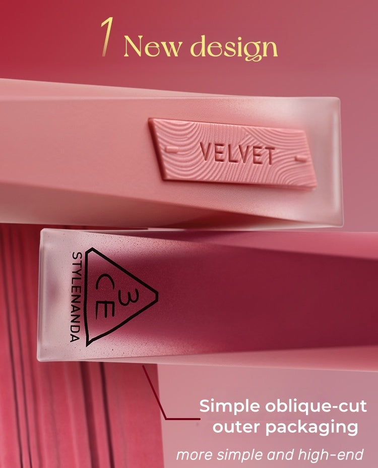 3CE Silky Moisturize Velvet Matte Lip Glaze T5156