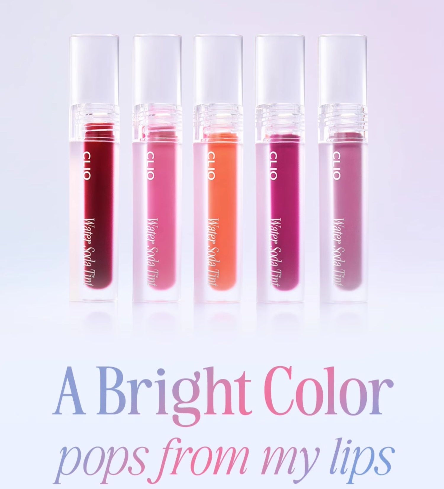 CLIO Long-wear Moisture Glossy Water Soda Lip Tint T4769