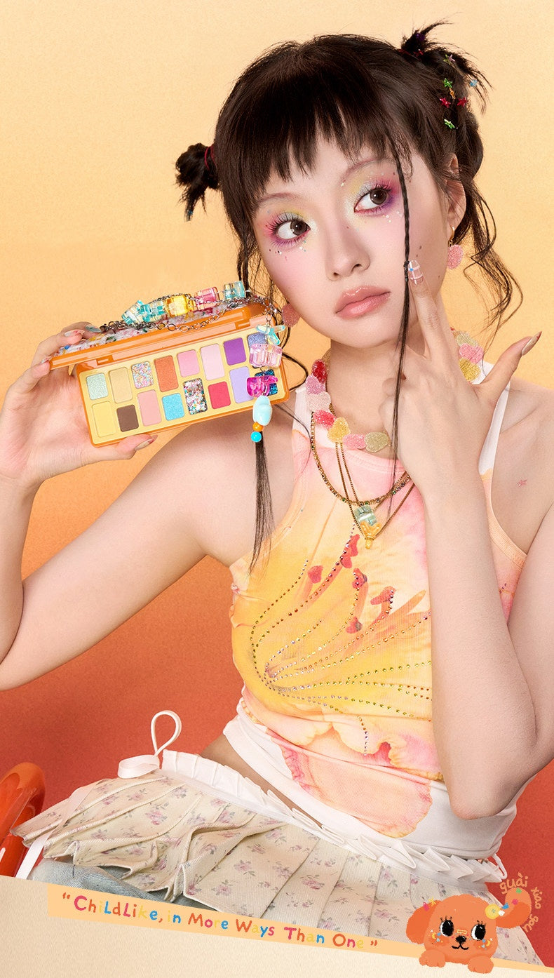 QianYan  Children's Day Collection 16-color Eyeshadow Palette T5754
