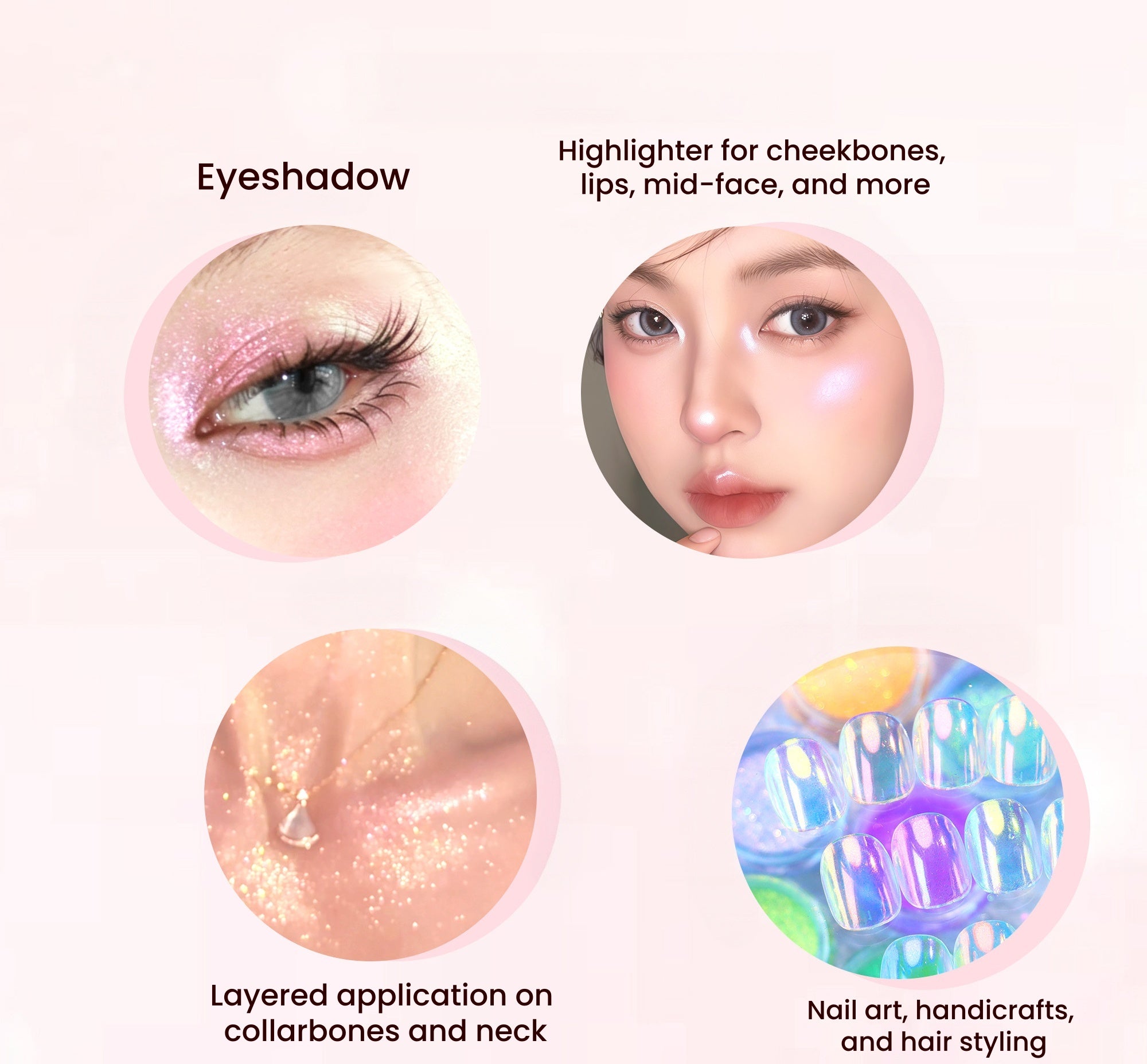 SheenEffect Optical Chameleon Illusion Glitter Mono Eyeshadow T5953