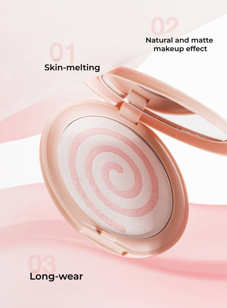 UNNY CLUB Oil-control Double-color Matte Pressed Powder T5431