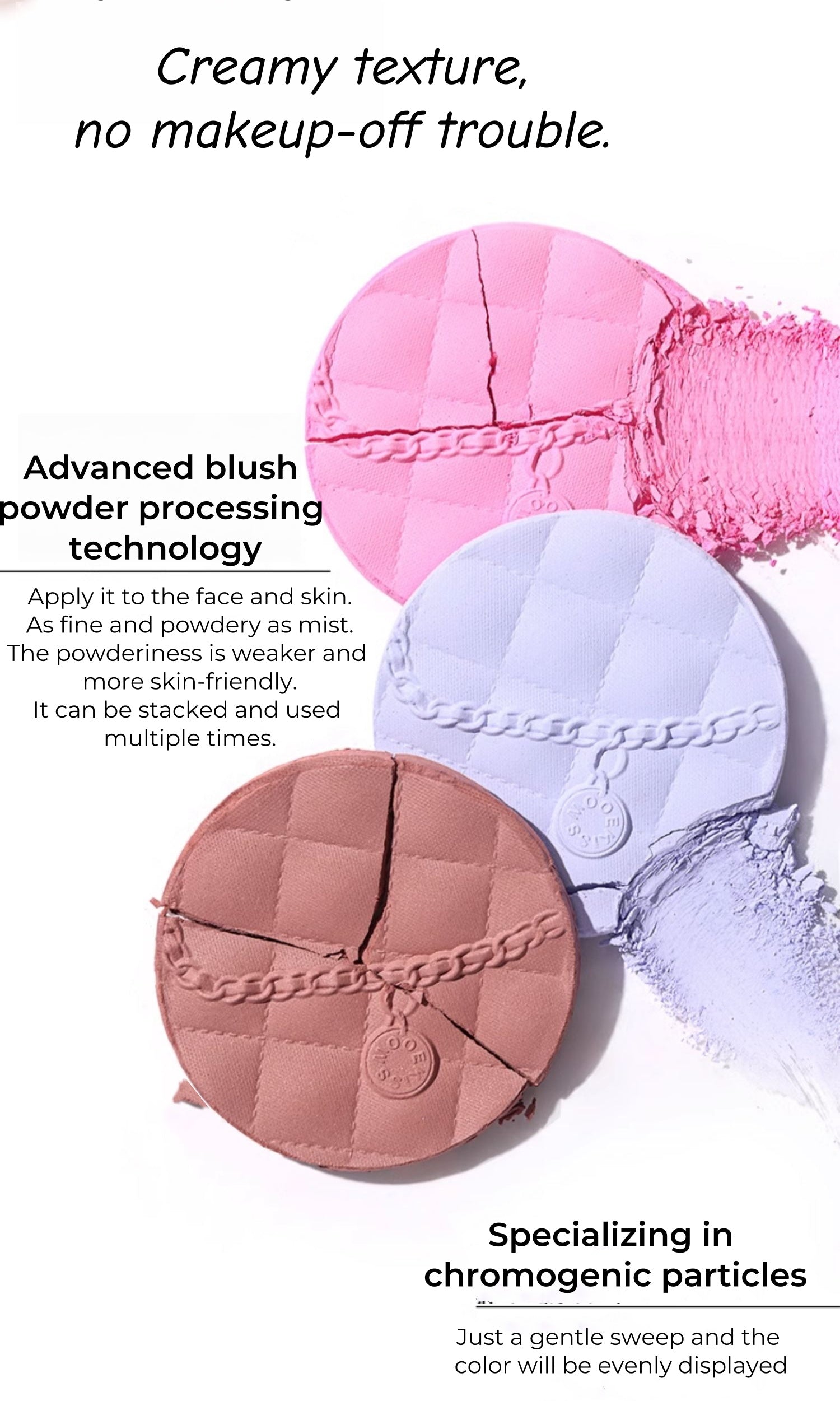 Mooekiss Mono Matte Makeup Blusher Powder T4695