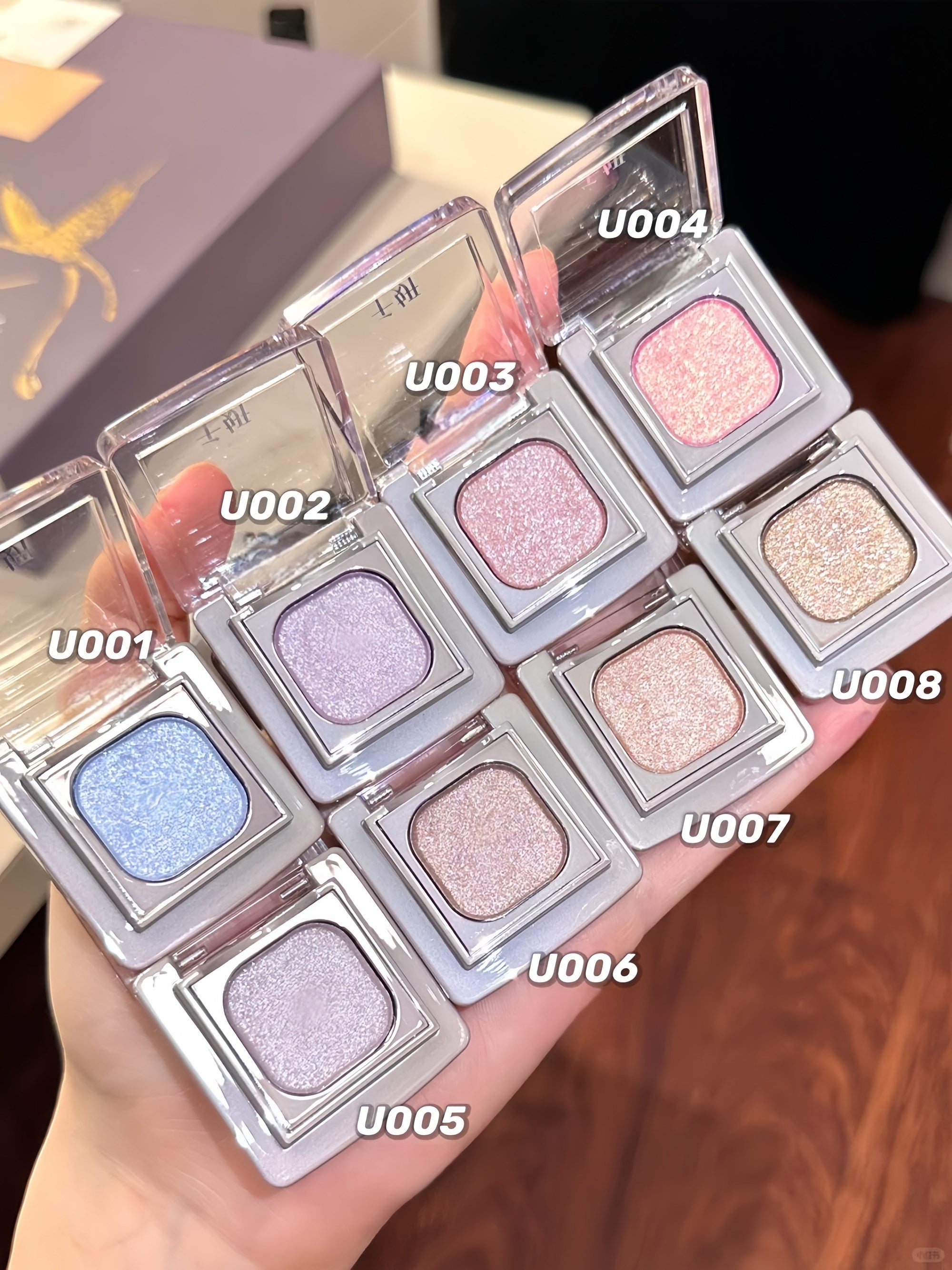 QianYan Burnt Foil Art Baked Diamond Shimmer Eyeshadow T4620