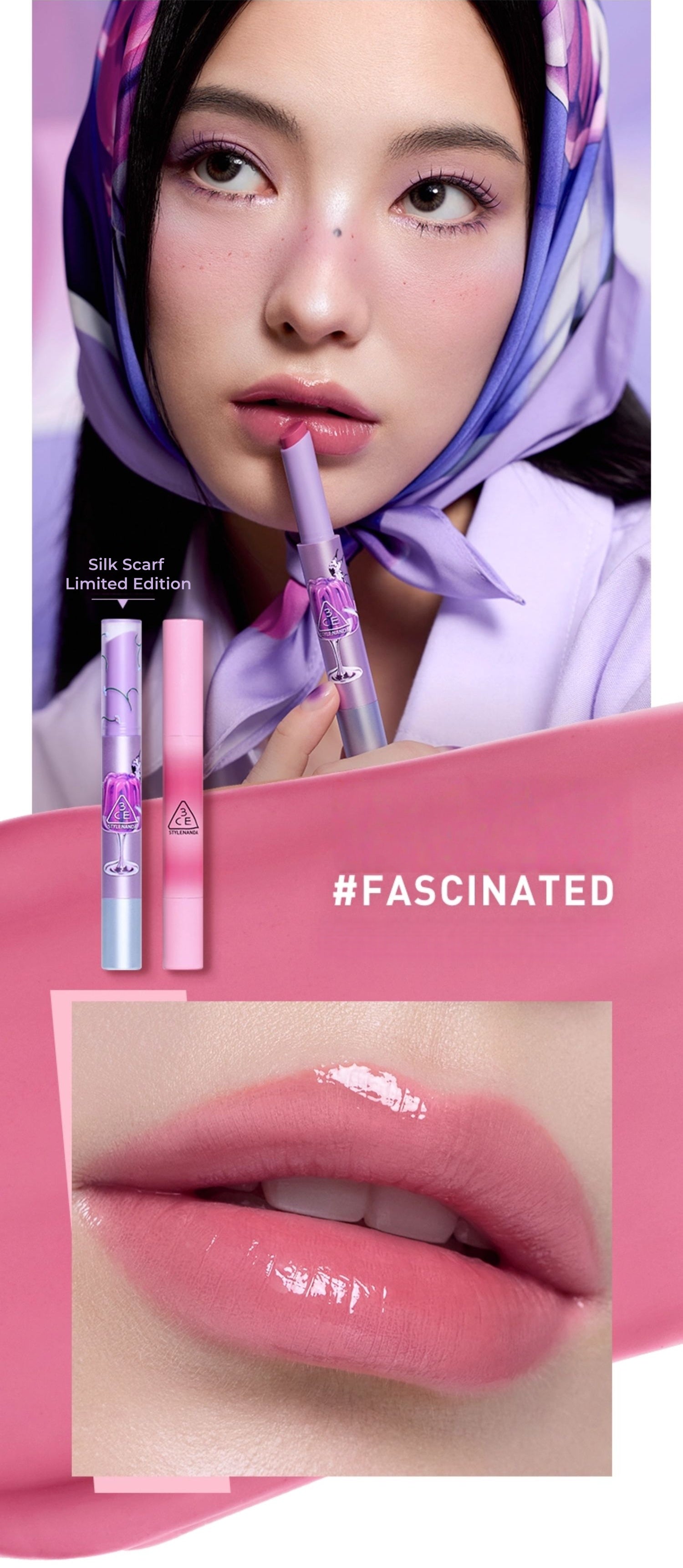 3CE Shine Reflector Glossy Moisturize Mirror Lipstick T5295