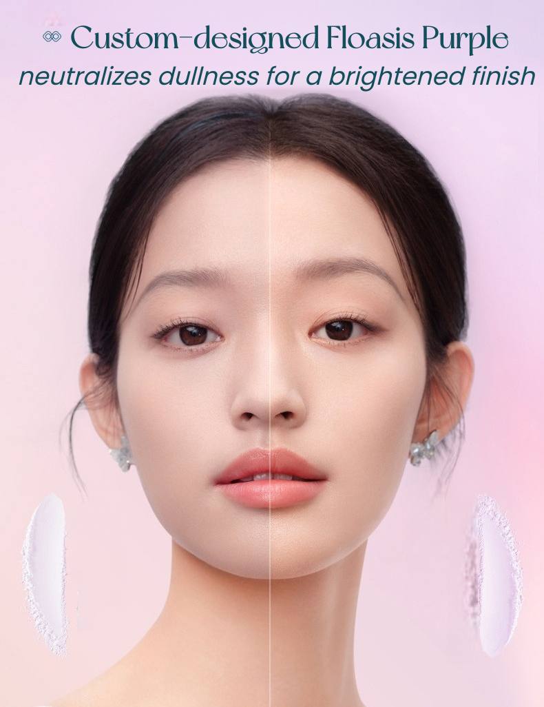 Florasis Radiant Complexion Peach Blossom & Silk Honey Pressed Powder T5484