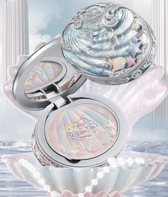 Flower Knows Shells Jewel Collection Baked Pressed Powder T5906