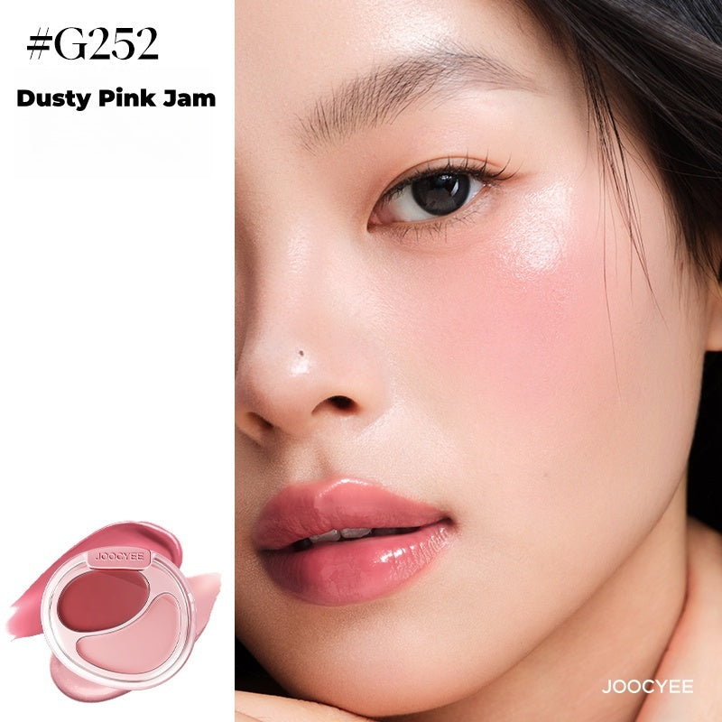 JOOCYEE Dobbeltfarvet makeup blushcreme T4557