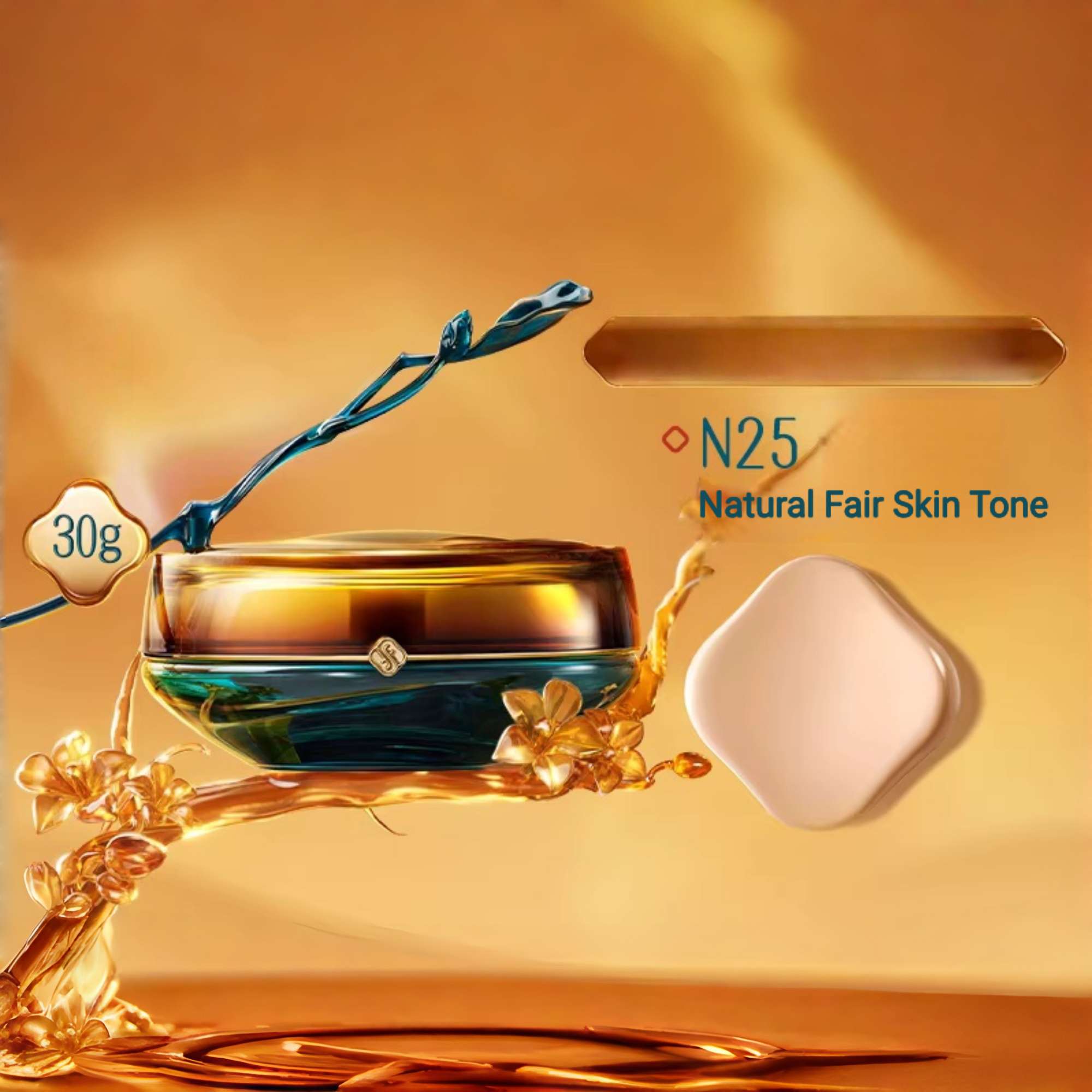 Florasis Plant Extracts Essence Moist Flawless Concealer Cream Foundation T5481