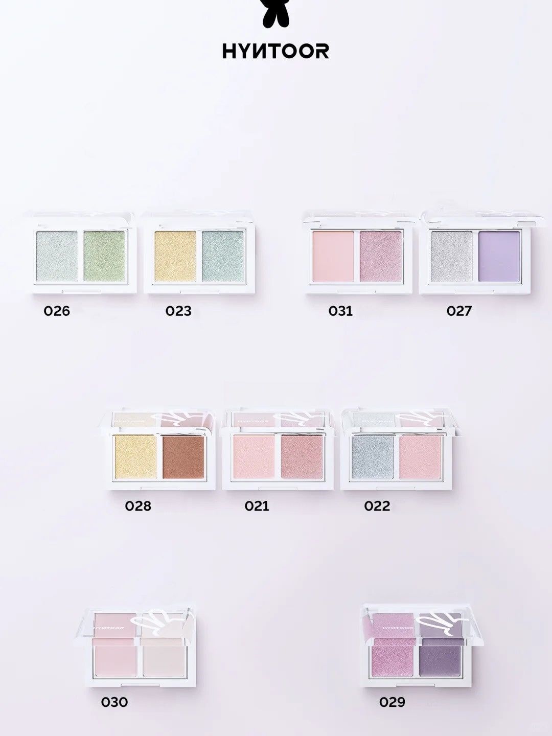 HYNTOOR Vinca Collection 2-Color Eyeshadow Palette T4827