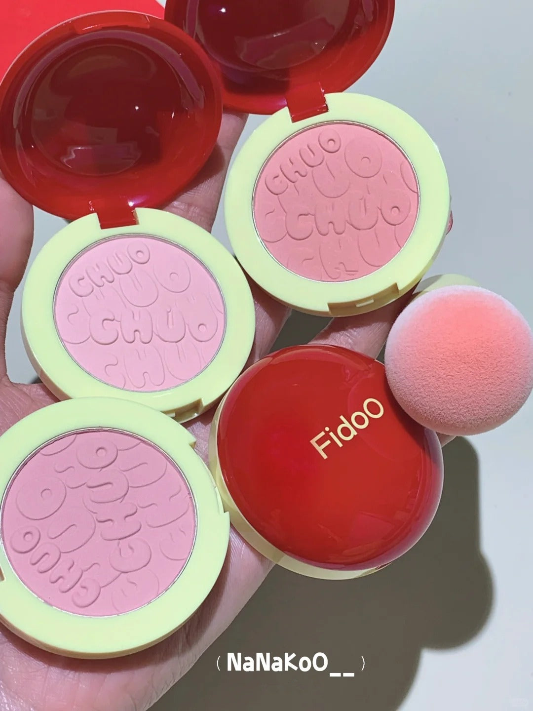 Fidoo Sweet Swelling Matte Blusher Powder T4033