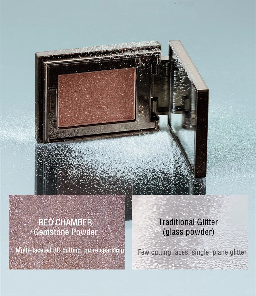 RED CHAMBER Gemstone Powder Crystal Diamond Eyeshadow T4291