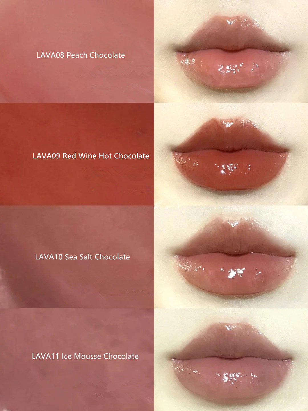 LEEMEMBER Molten Chocolate Moist Mirror Lip Gloss T4312