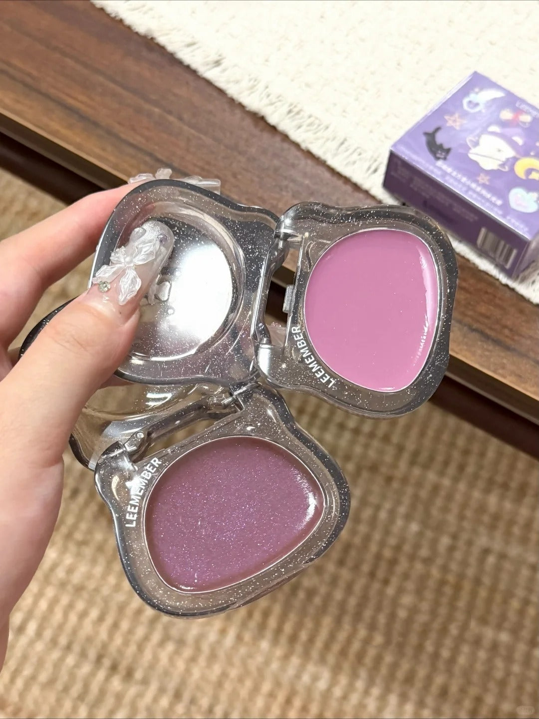 LEEMEMBER Magic Halloween Collection Glossy Blusher Cream & Lip Gloss T6018