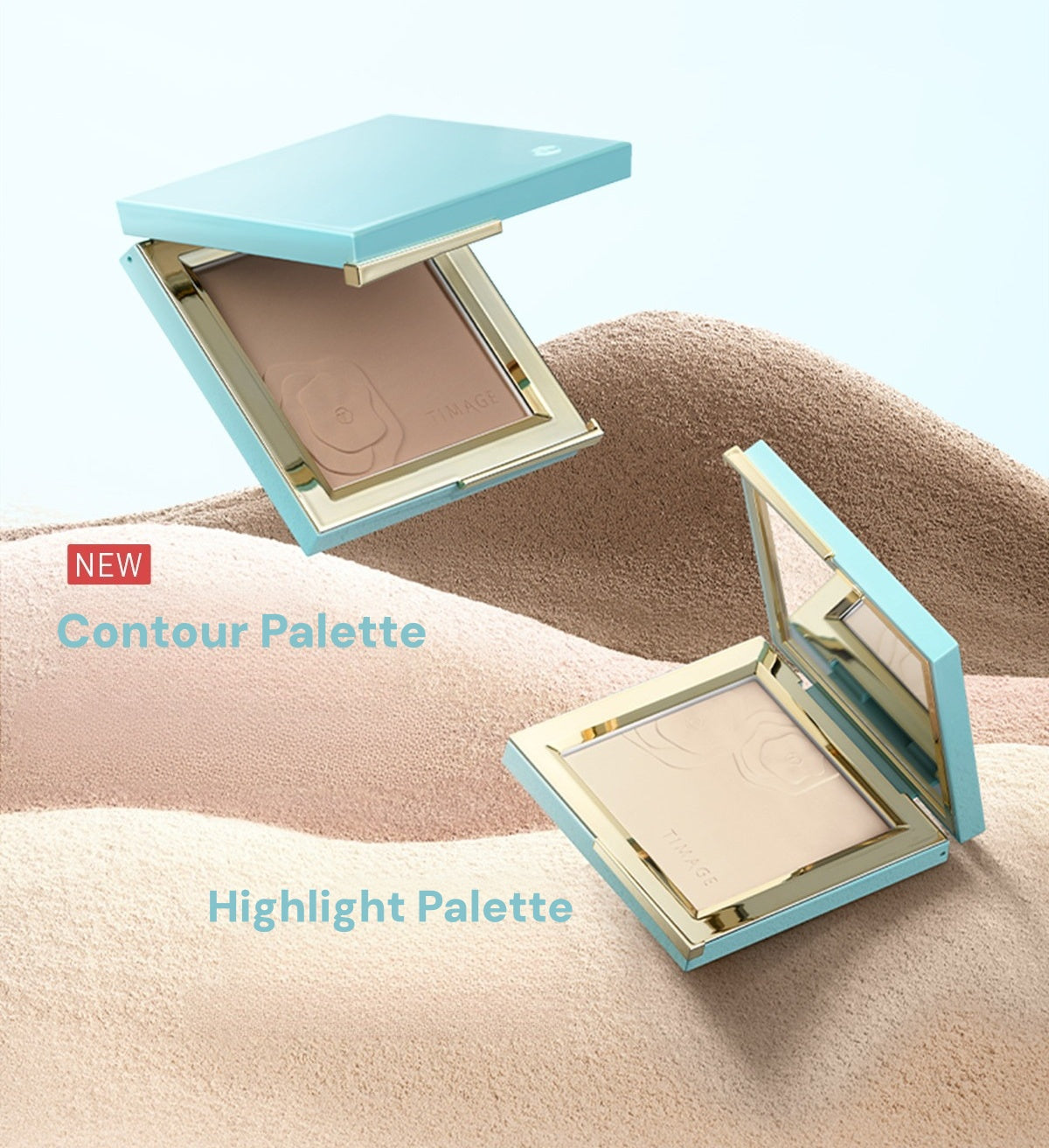 TIMAGE Mono Matte Highlighter & Contour Makeup Palette T6048