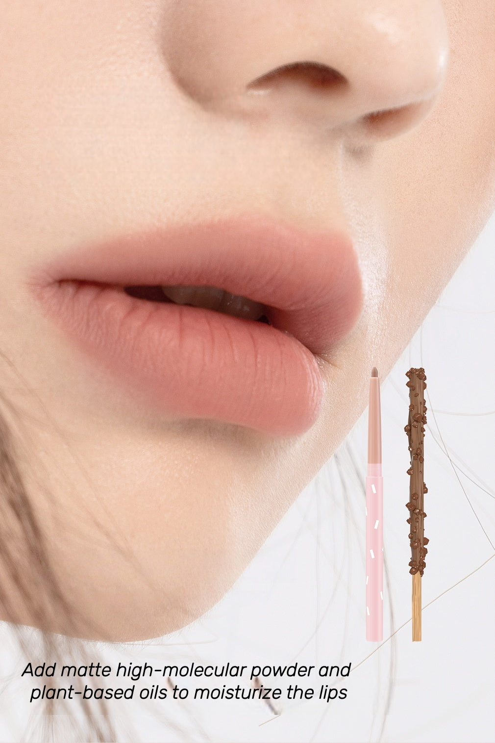 HYNTOOR Chocolate Bar Velvet Matte Lip Liner Pen T5330