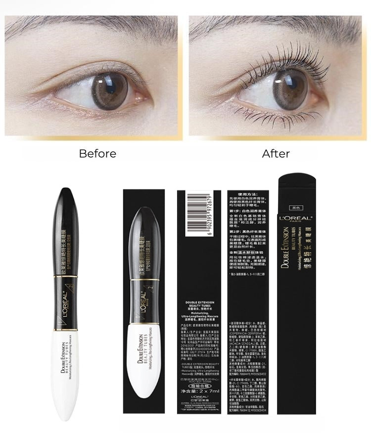 L'Oréal Double-head Moist Ultra-lengthening Mascara T4975