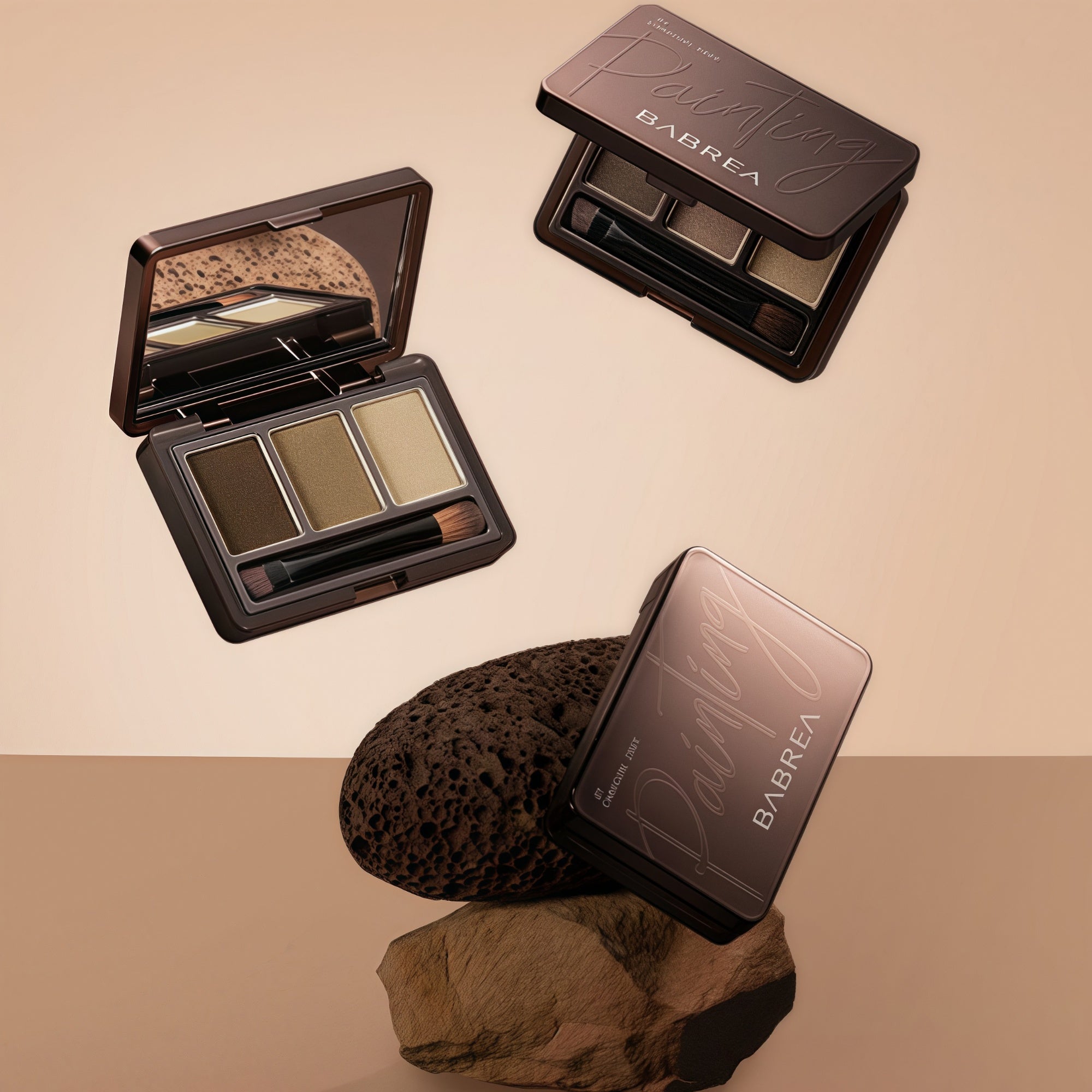 BABREA Waterproof Long-wear 3-color Eyebrow Powder T5033