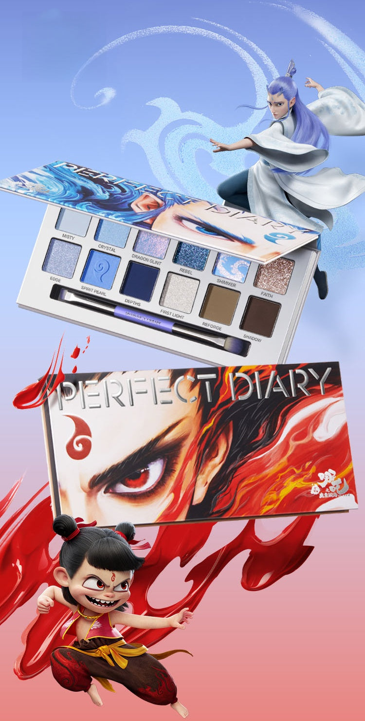 PERFECT DIARY X Nezha 12-color Eyeshadow Palette T5258