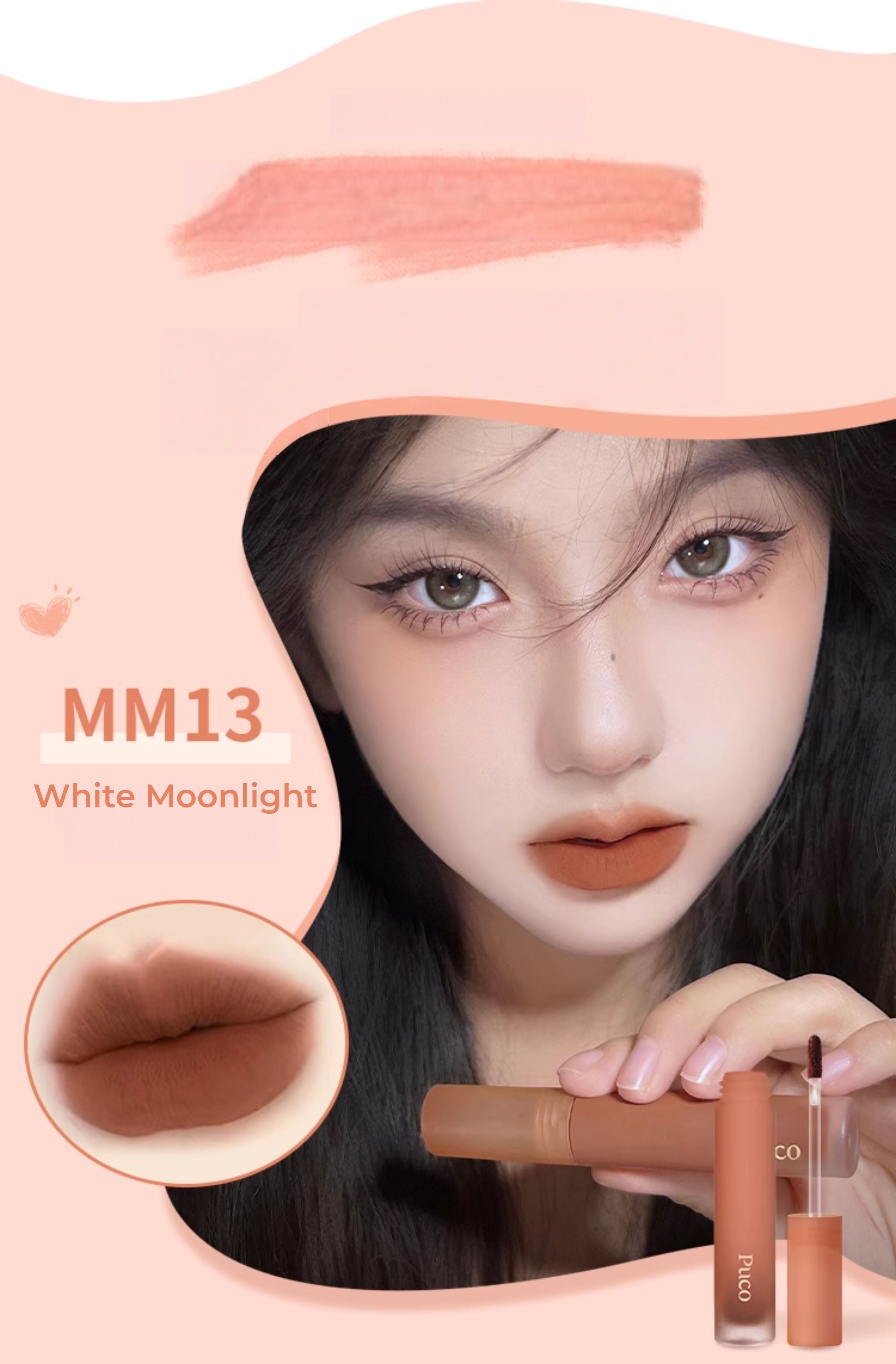 PUCO Moist Mousse Velvet Matte Lip Glaze T5343 – LookHealthyStore