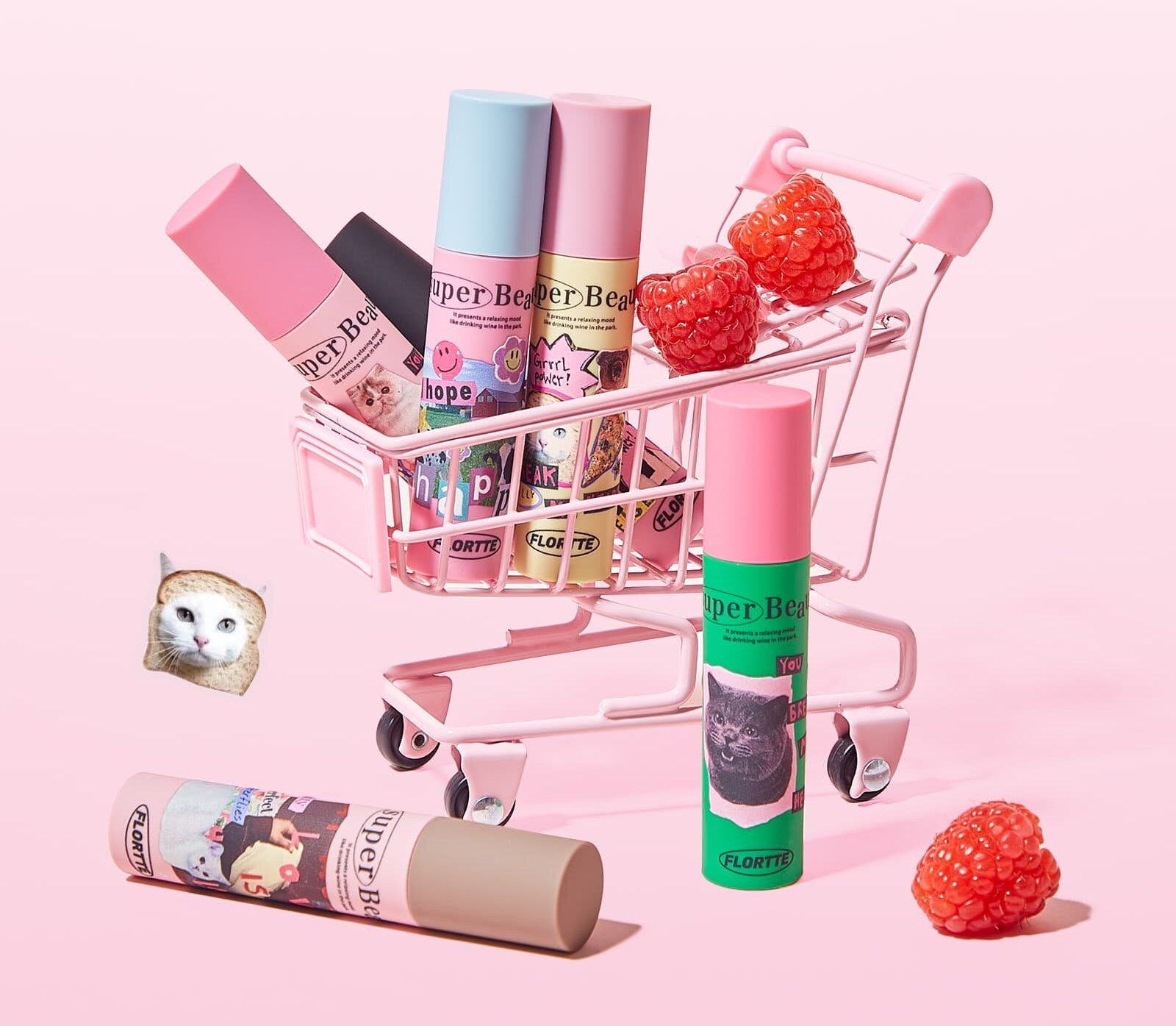FLORTTE Matte Velvet Milk Cake Lip Glaze T5878